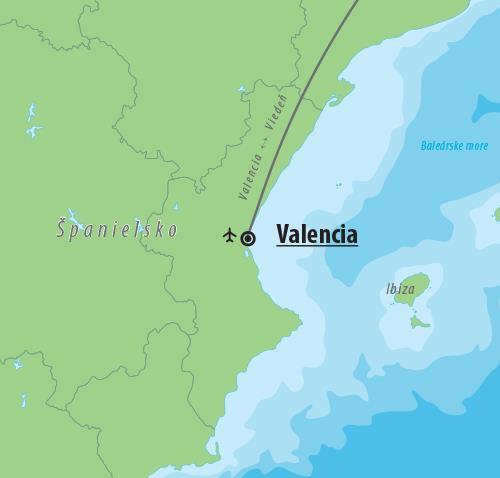 CK , Letecký poznávací zájazd, Španielsko, Valencia - dáma hist