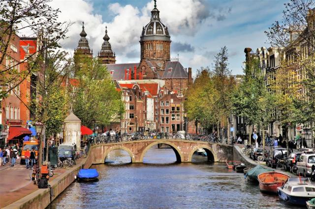 CK , Letecký poznávací zájazd, Amsterdam, kanály