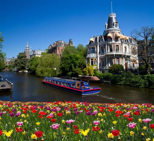 CK , Letecký poznávací zájazd, Amsterdam, kanály
