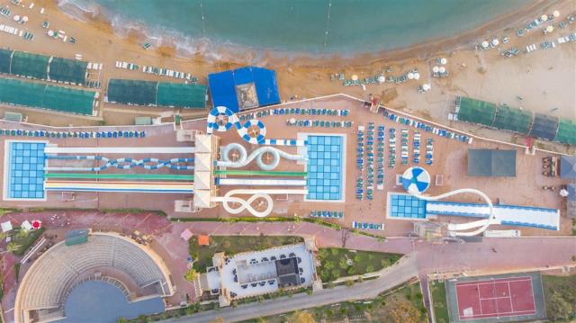 Eftalia Aqua Resort - pláž - letecký zájazd CK  - Turecko, Türk