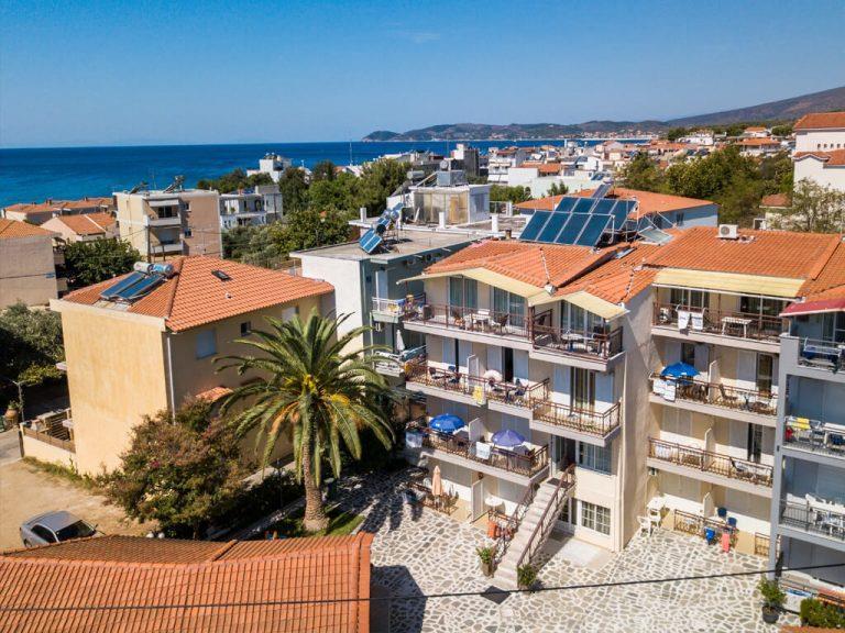 Aparthotel Marialena -panoráma - letecký zájazd CK - Grécko, T