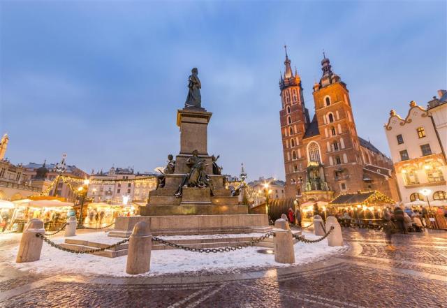 CK , autobusový poznávací zájazd, Predvianočný Krakow z východu