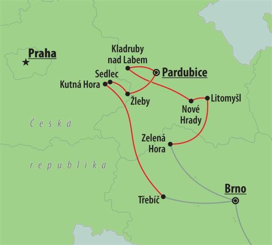 CK , autobusový poznávací zájazd, Česká Republika, České pamiat