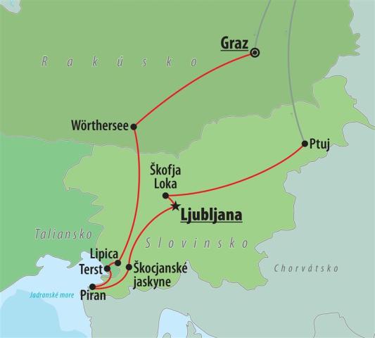 CK , autobusový poznávací zájazd, Rakúsko - Taliansko - Slovins