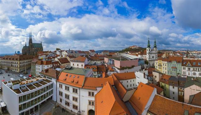 CK , autobusový poznávací zájazd, Morava, Brno - panoráma mesta
