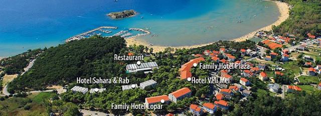 Dovolenka / zájazdy / cestovanie, Chorvátsko, ostrov Rab, hotel
