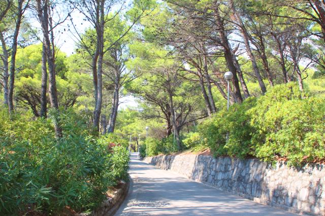 Chorvátsko - Baško Polje - Hotel Alem - cesta k hotelu