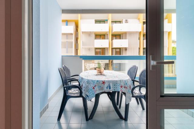 Taliansko-Bibione-apartmány Eurostar-terasa