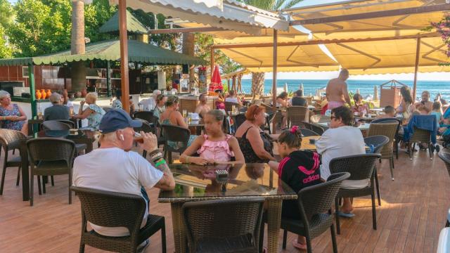Turecko - Side - Hotel Side Bay - terasa