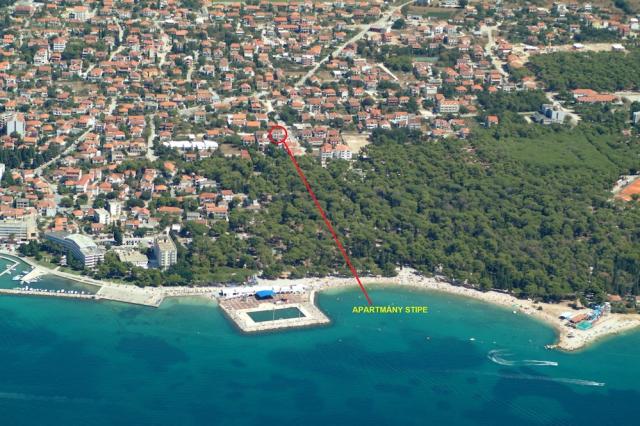 Chorvátsko - Biograd na Moru - apartmány Stipe - okolie