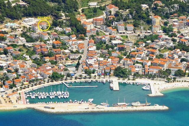 Chorvátsko - Baška Voda - Villa Manda - okolie