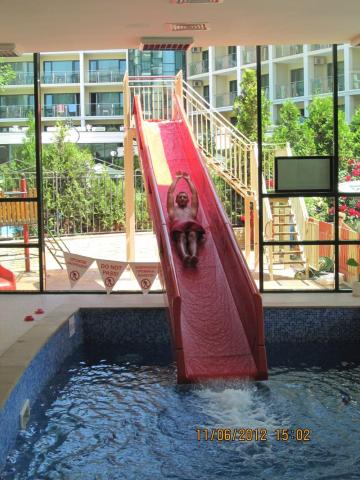 Bulharsko - Slnečné pobrežie - hotel Mena Palace - šmykľavka