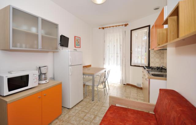 Taliansko-Bibione-apartmány Tivoli-obývacia miestnosť