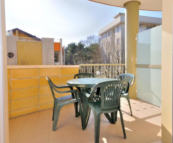 Taliansko-Bibione-apartmány Lido del Sole-balkón