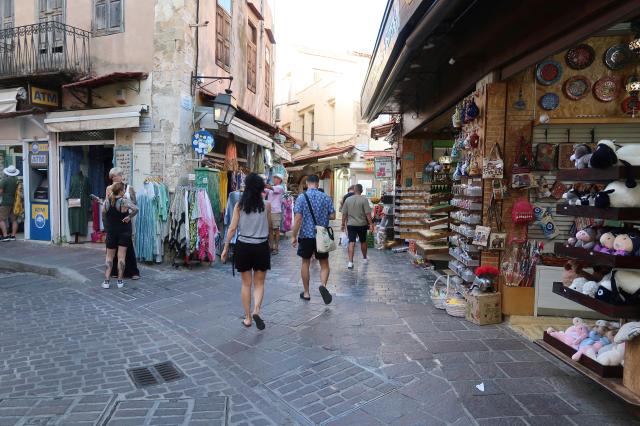 Kréta - Rethymno - uličkami mesta