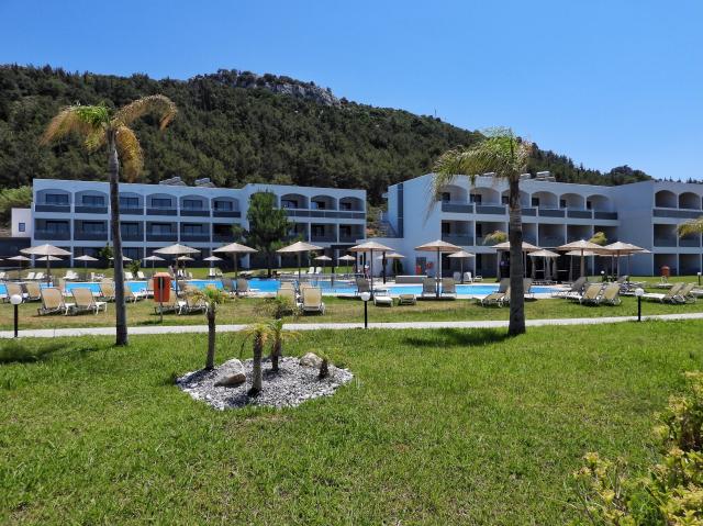 Rhodos - Faliraki - Evita Resort - záhrada