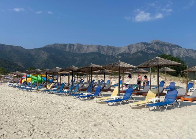 Thassos - Golden Beach - pláž