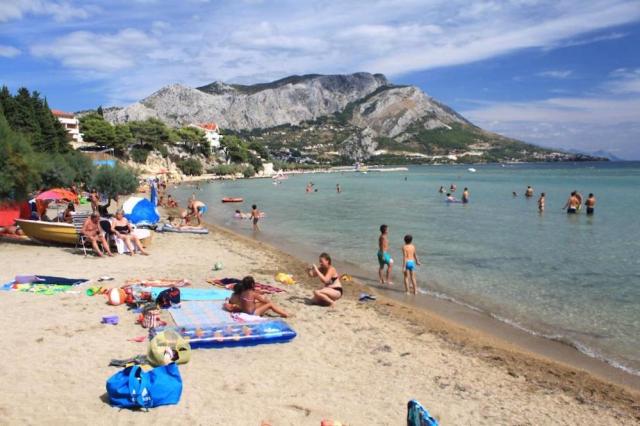 Chorvátsko - Omiš - Duće - pláž