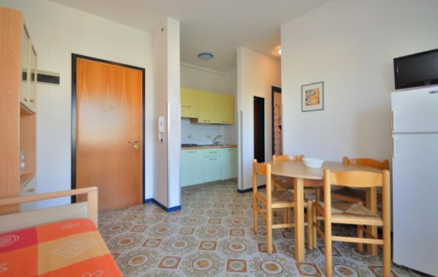 Apartmán Cormoran typ C4+2 jedáleň