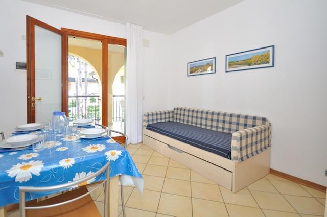 Villaggio Orchidea apartmán C4+2 denná miestnosť