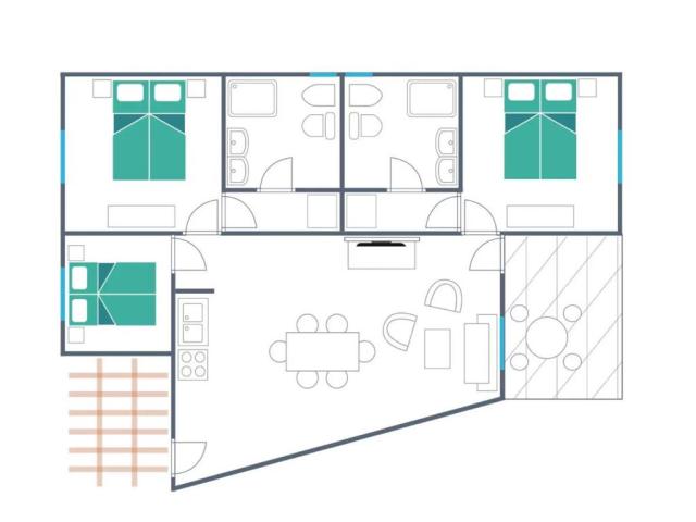 Bi Village Resort Holiday Home - Holiday Home Comfort Plus - Fa