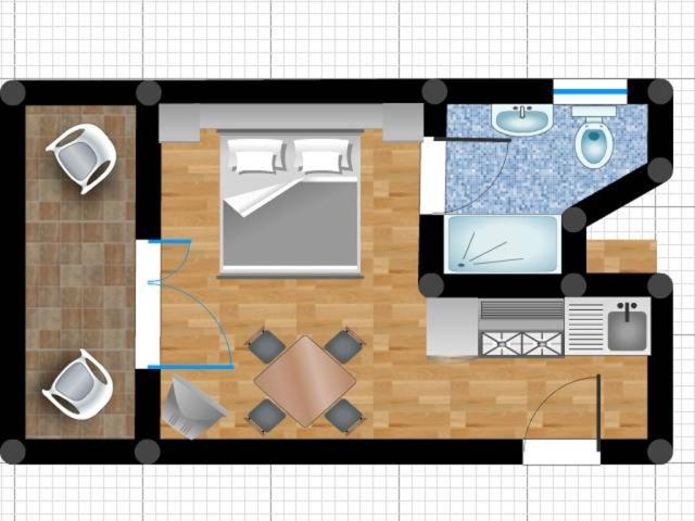 Vila Neda-Maršić - až třílůžkové studio č. 6 - Gradac - Chorvat