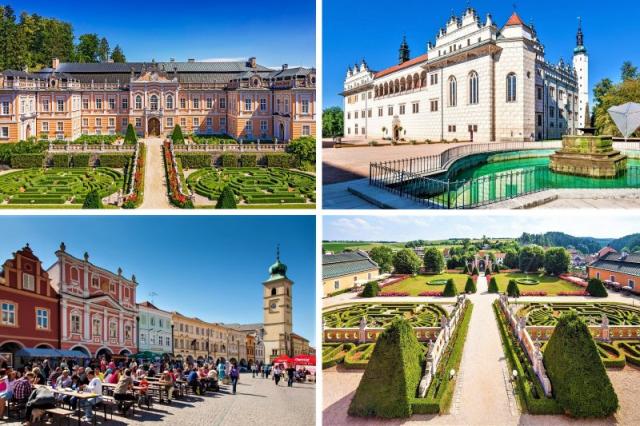 Zámok Nové Hrady - Český Versailles a Litomyšl, perla Čiech
