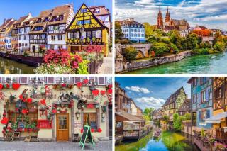 Kúzelné Alsasko - francúzska rozprávka, kraj viníc a bocianov LETECKY