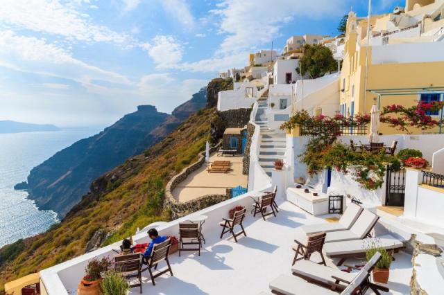 Santorini - najromantickejší ostrov Grécka Letecky