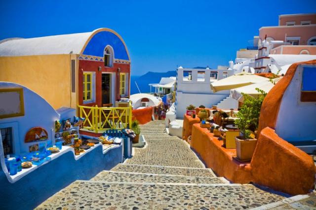 Santorini - najromantickejší ostrov Grécka Letecky