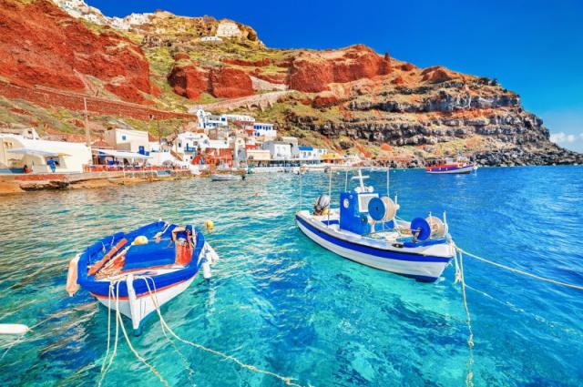 Santorini - najromantickejší ostrov Grécka Letecky