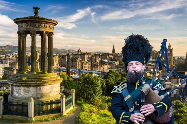 Tajomný Edinburgh, hlavné mesto Škótska a najstrašidelnejšie mesto Európy Letecky