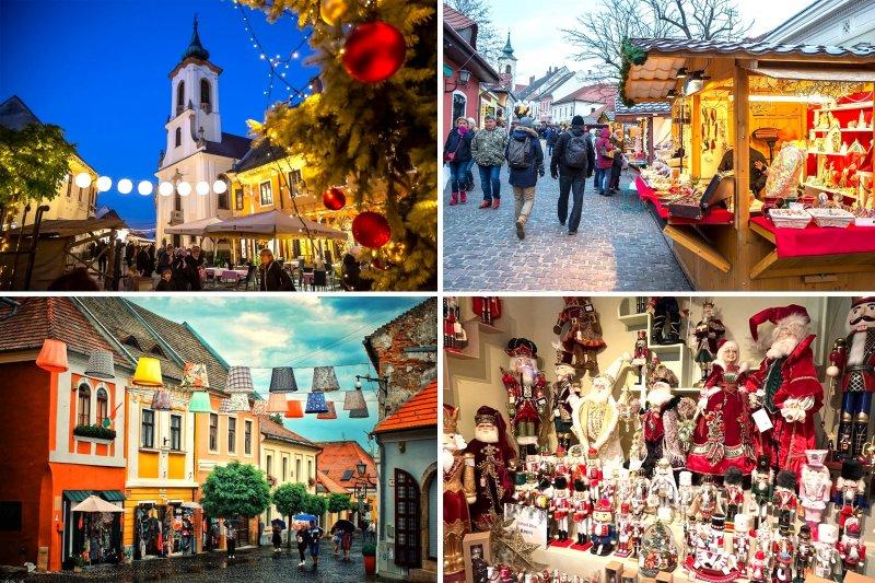 Advent v Szentendre, v malebnom meste umelcov