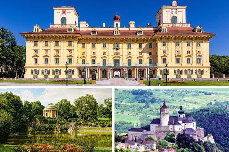 Zámok Eisenstadt a Forchtenstein s prepychom Esterházyovcov