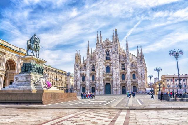 Štýlové Miláno a historické Bergamo LETECKY