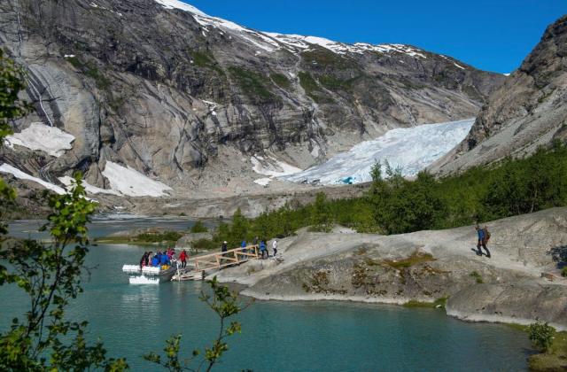 Splaz ledovce Nigardsbreen