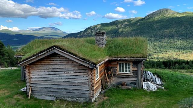 Typické norské chaty