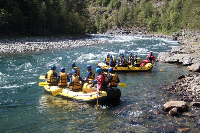 Rafting na řece Sjoa