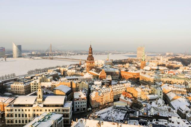 Riga v zimním hávu