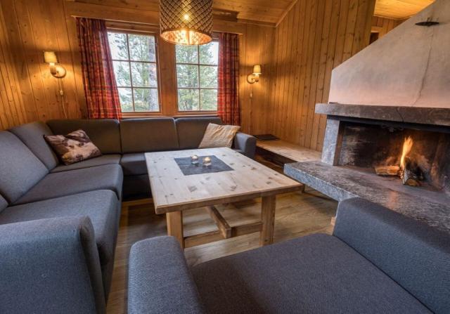 Lemonsjoen Fjellstue - obývací prostor
