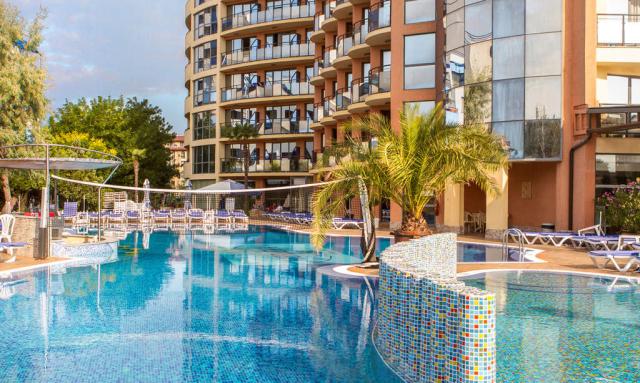 Bulharsko, Slnečné pobrežie: Hotel Meridian 4*