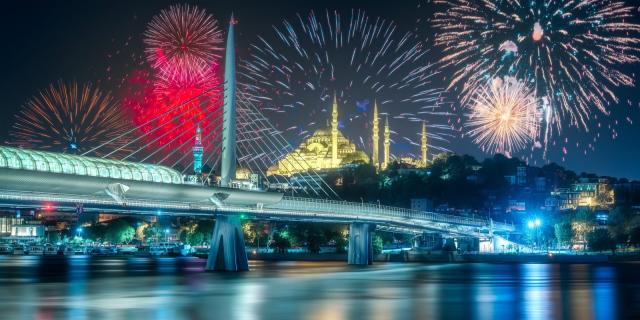 Silvestrovský Istanbul