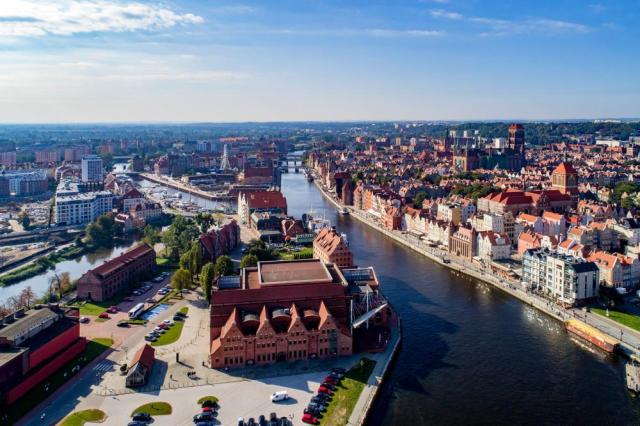 Polské Trojměstí a písečná kosa Hel
