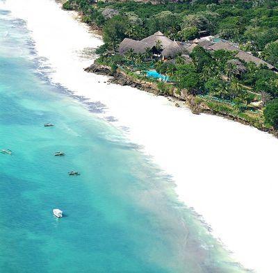 Pohled na resort shora.