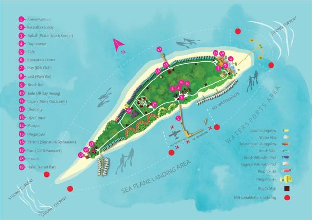 mapa resortu