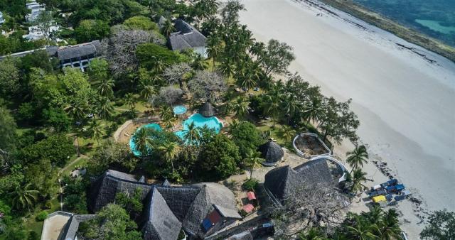 Pohled na resort shora.