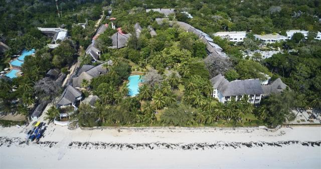 Pohled na resort shora.
