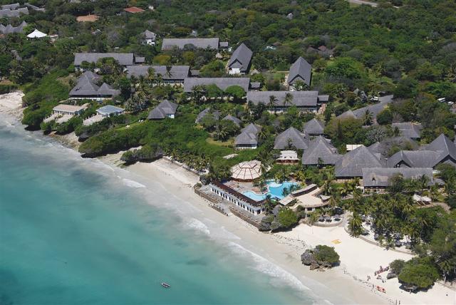 Pohled shora na Leopard Beach Resort & Spa.
