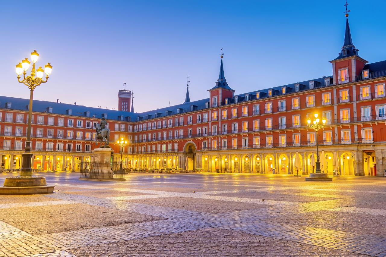Madrid a královská města Španělska