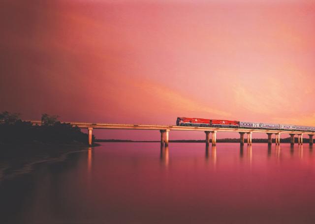 Luxusním vlakem The Ghan z jihu na sever Austrálie